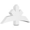 Ekena Millwork Alberta Architectural Grade PVC Gable Bracket, 48"W x 22"H x 4"D x 6"F, 11/12 Pitch GBP048X22X0406ALB00 - alternate 1
